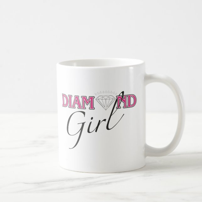 De Café Taza del chica del diamante (Derecha)