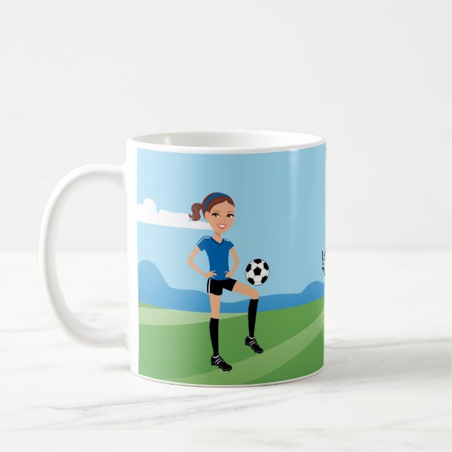 De Café Taza del chica del fútbol (Izquierda)
