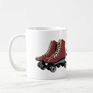 De Café Taza del chica del patinador