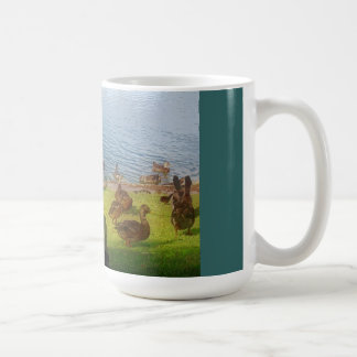 De Café taza del chica del pato