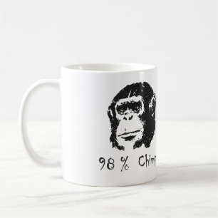 De Café Taza del chimpancé del 98 por ciento