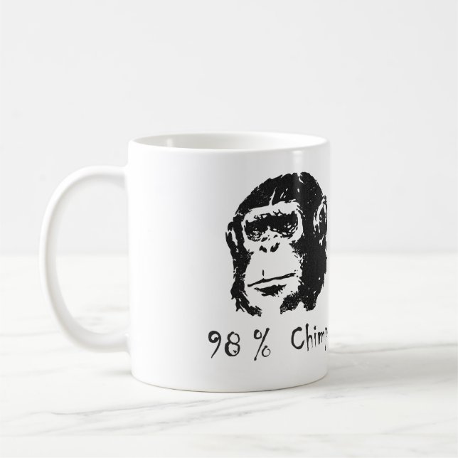 De Café Taza del chimpancé del 98 por ciento (Izquierda)