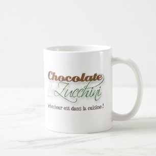 De Café Taza del chocolate y del calabacín