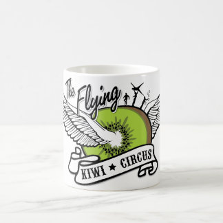 De Café Taza del circo del kiwi del vuelo