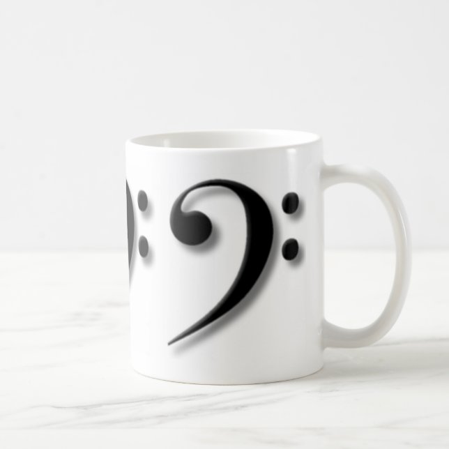 De Café Taza del Clef bajo (Derecha)