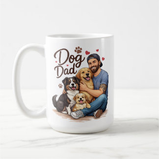 De Café Taza del Club Dog Dad – Regalo para Orgullosos Due