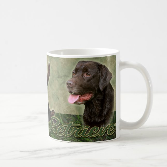 De Café Taza del collage del labrador retriever del (Derecha)