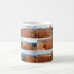 De Café Taza del collage del parque nacional del barranco