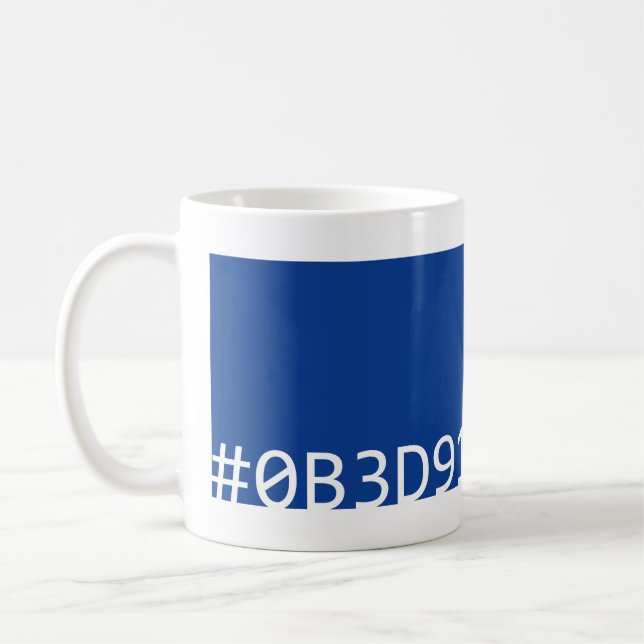 De Café Taza del color del maleficio (azul) (Izquierda)