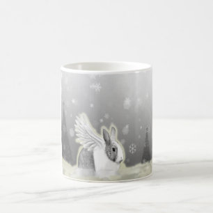 De Café Taza del conejito del ángel