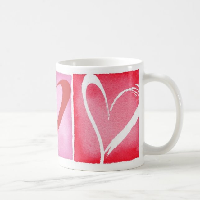 De Café Taza del corazón (Derecha)