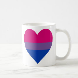 De Café Taza del "corazón bisexual"