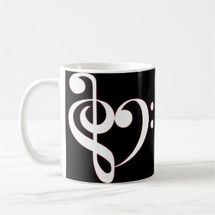 De Café Taza del corazón del Clef