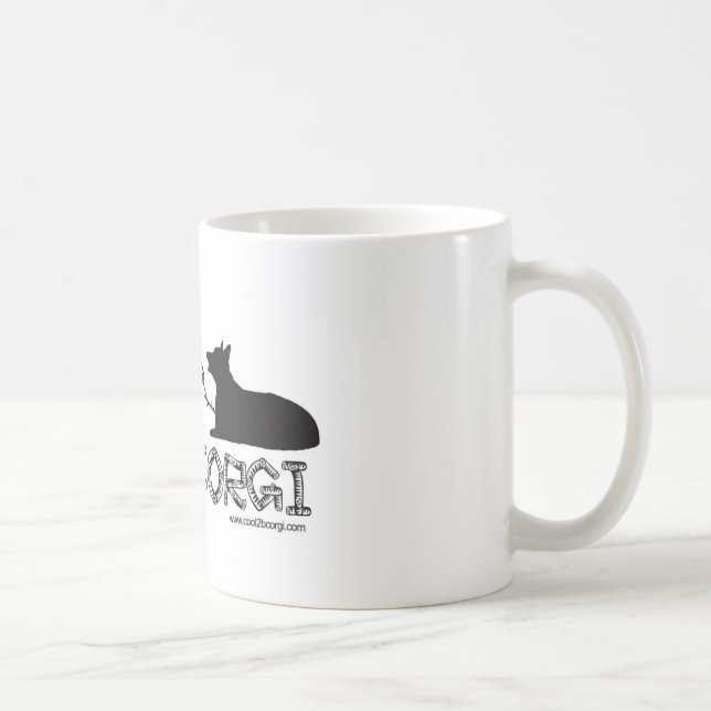 De Café Taza del Corgi del campo (Derecha)