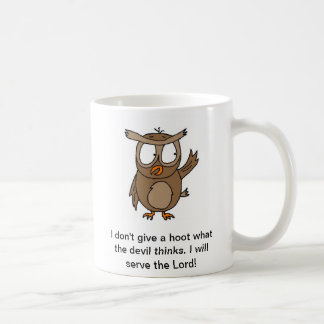 De Café Taza del cristiano del búho
