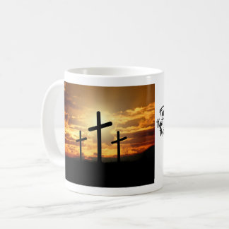 De Café Taza del crucifijo del sol naciente