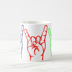 De Café Taza del cuerno del color del metal 3