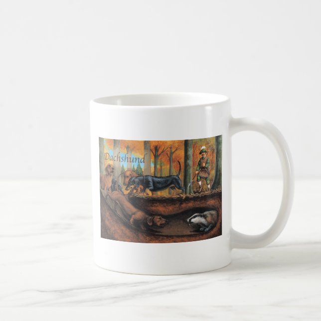 De Café Taza del Dachshund (Derecha)