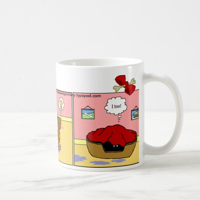 De Café Taza del Dachshund: Primavera (Derecha)