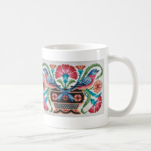 De Café Taza del dechado del clavel