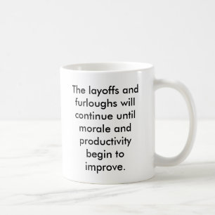 De Café Taza del despido