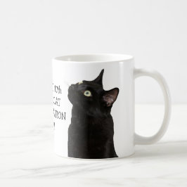 De Café Taza del día del aprecio del gato negro