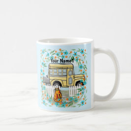 De Café Taza del Día del Autobús Escolar