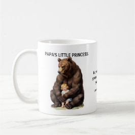 De Café Taza del Día del Padre Papas Little Princess Folk