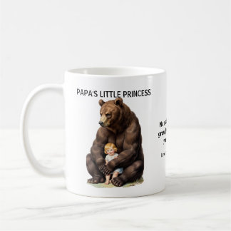 De Café Taza del Día del Padre Papas Little Princess Folk 