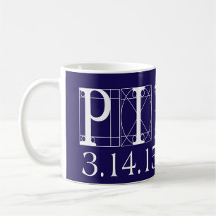 De Café Taza del día del pi