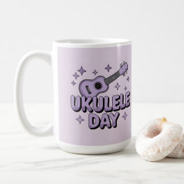 De Café Taza del Día del Ukulele