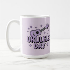 De Café Taza del Día del Ukulele
