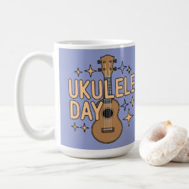 De Café Taza del Día del Ukulele