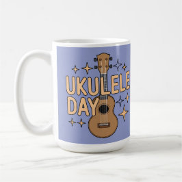 De Café Taza del Día del Ukulele