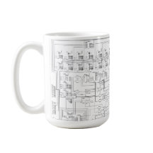 Taza del diagrama esquemático