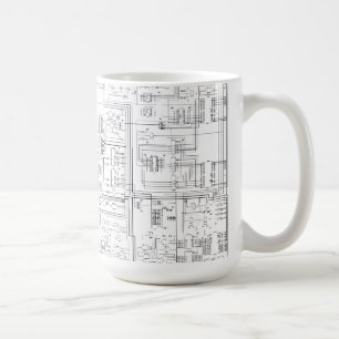 De Café Taza del diagrama esquemático