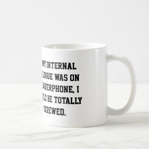 De Café Taza del "diálogo interno"