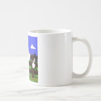 De Café taza del dibujo animado del caballo