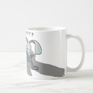 De Café ¿???? … Taza del dibujo animado del conejo