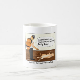 De Café Taza del dibujo animado del perro guardián del