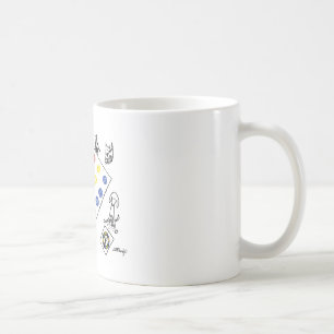 De Café Taza del dibujo animado - perros
