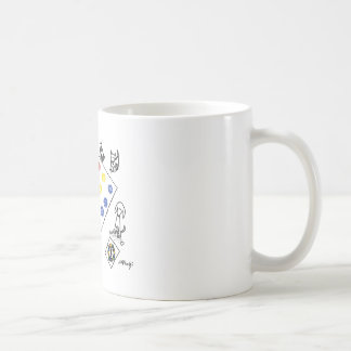 De Café Taza del dibujo animado - perros