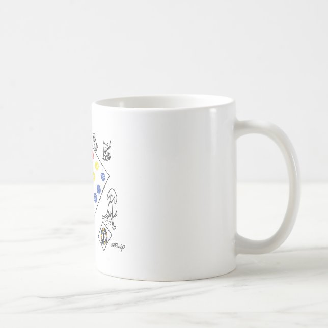 De Café Taza del dibujo animado - perros (Derecha)