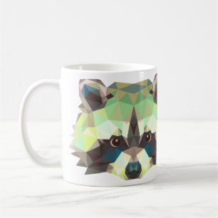 De Café Taza del diseño del mapache