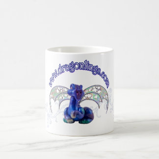 De Café Taza del dragón con afiligranado