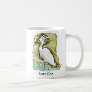 De Café Taza del Egret nevado