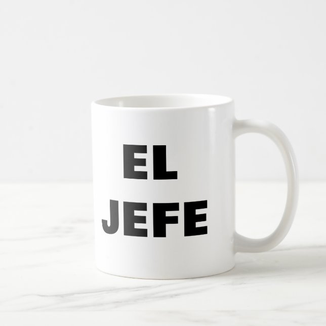 De Café Taza del EL JEFE (Derecha)