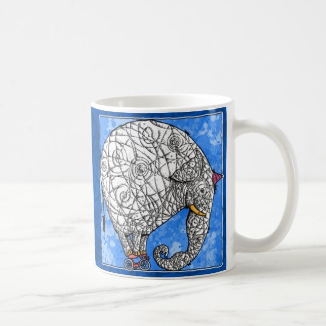 De Café taza del elefante (Derecha)