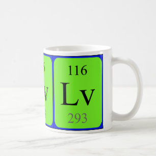 De Café Taza del elemento 116 - Livermorium