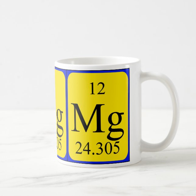 De Café Taza del elemento 12 - magnesio (Derecha)